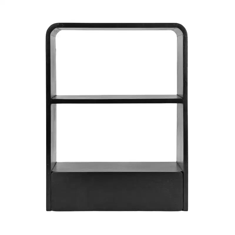 Kate & Laurel All Things Decor 18x24 Kato Wall Shelf with Drawer