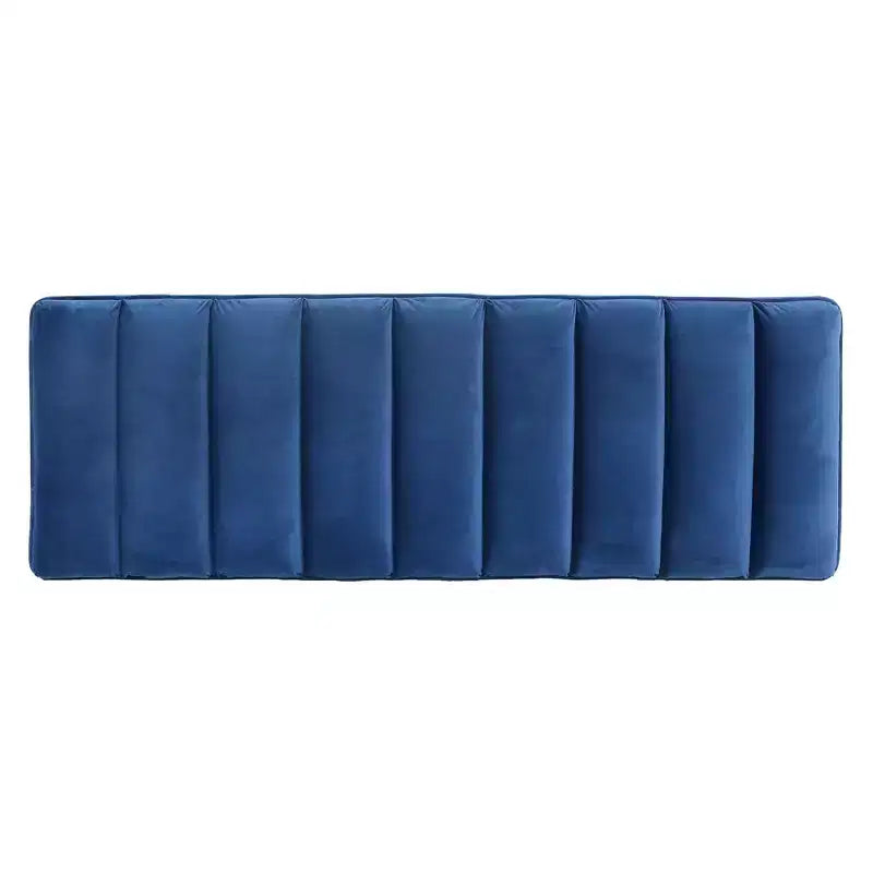 GDFStudio Oakley Metal Base Upholstered Bench