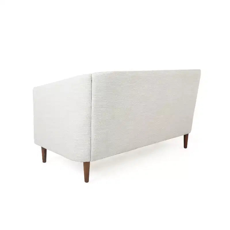GDFStudio Jelm Contemporary Tufted Birch Wood Loveseat