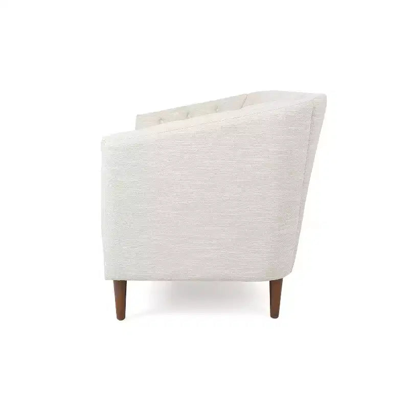 GDFStudio Jelm Contemporary Tufted Birch Wood Loveseat