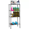 FDW 4 Tier Shelving Storage Shelves Garage Shelving Adjustable Shelf 600 lbs Total Bearing Capacity Multi-Functional Durable
