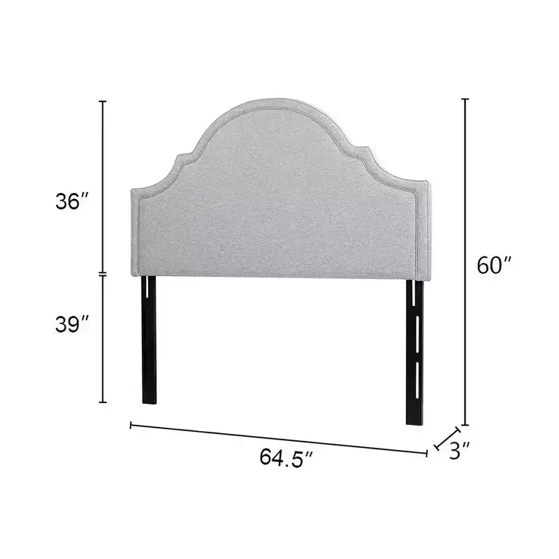Jennifer Taylor Home Catherine Upholstered Queen Headboard