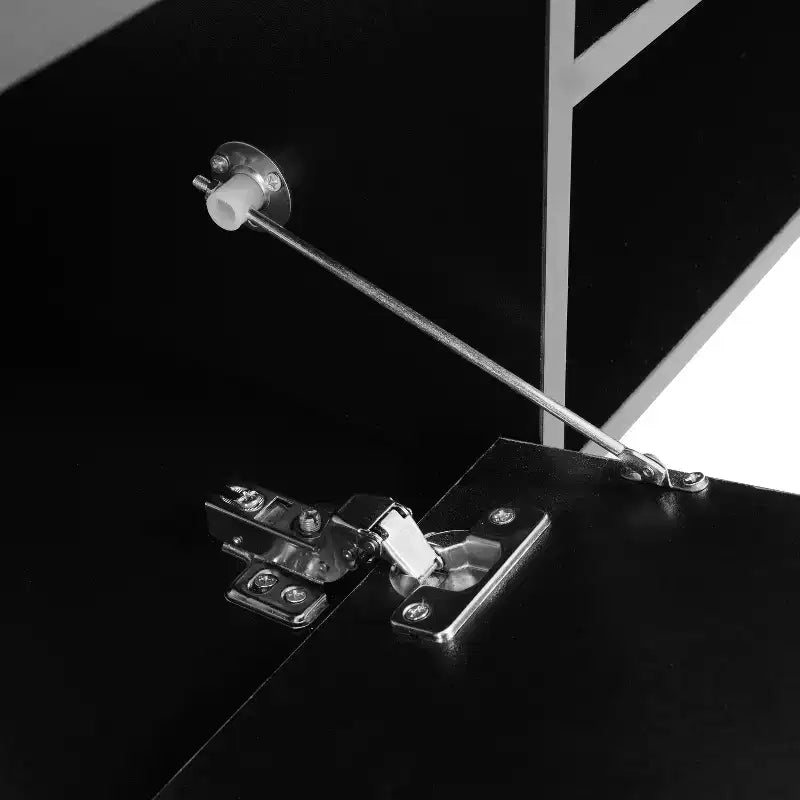 Mobile TV moderno a LED con controllo tramite APP, per TV fino a 105'' con ante in vetro temperato