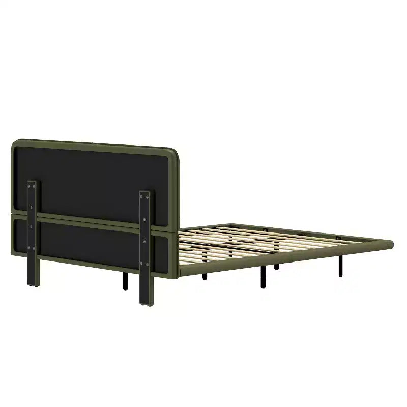 Christopher Knight Home Korli Full Size Modern Upholstered Floating Bed with LED Lighting