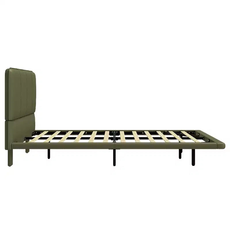 Christopher Knight Home Korli Full Size Modern Upholstered Floating Bed with LED Lighting