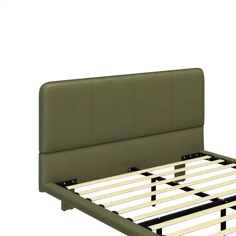 Christopher Knight Home Korli Full Size Modern Upholstered Floating Bed with LED Lighting