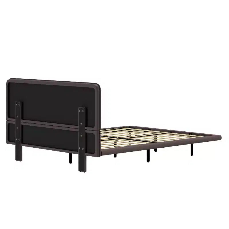 Christopher Knight Home Korli Full Size Modern Upholstered Floating Bed with LED Lighting