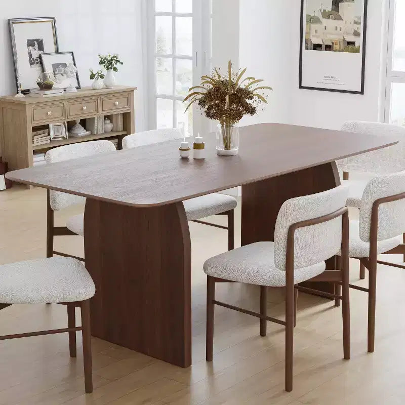 Tavolo da pranzo moderno in legno Tavolo da cucina Tavolo da sala da pranzo