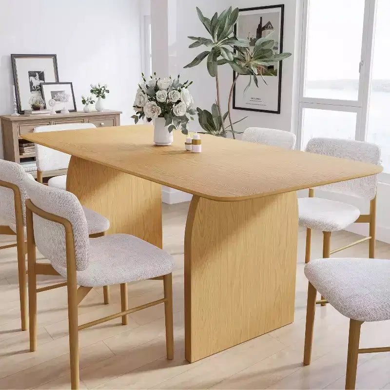 Tavolo da pranzo moderno in legno Tavolo da cucina Tavolo da sala da pranzo