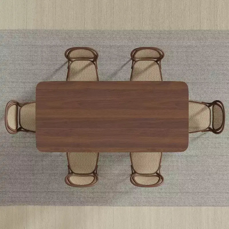 Tavolo da pranzo moderno in legno Tavolo da cucina Tavolo da sala da pranzo