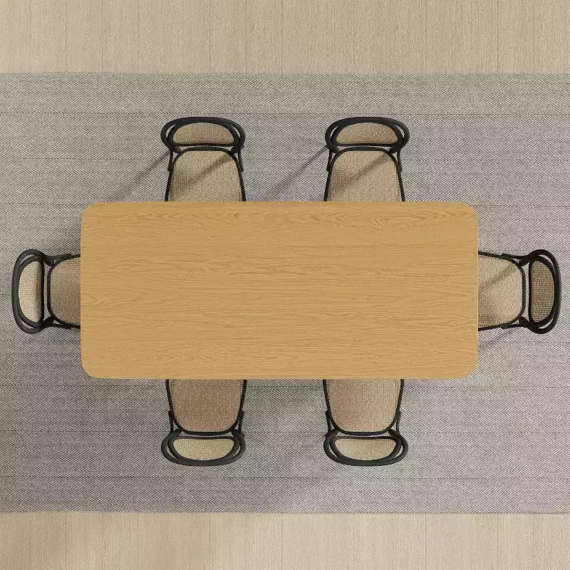Tavolo da pranzo moderno in legno Tavolo da cucina Tavolo da sala da pranzo