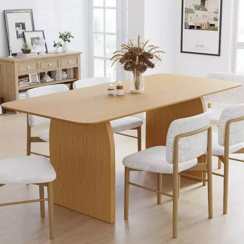 Tavolo da pranzo moderno in legno Tavolo da cucina Tavolo da sala da pranzo