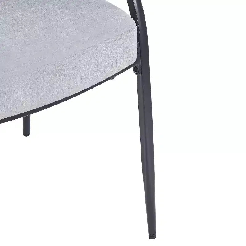 Christopher Knight Home Hayden Upholstered Armrest Dining Chairs with Metal Legs (Set of 2)