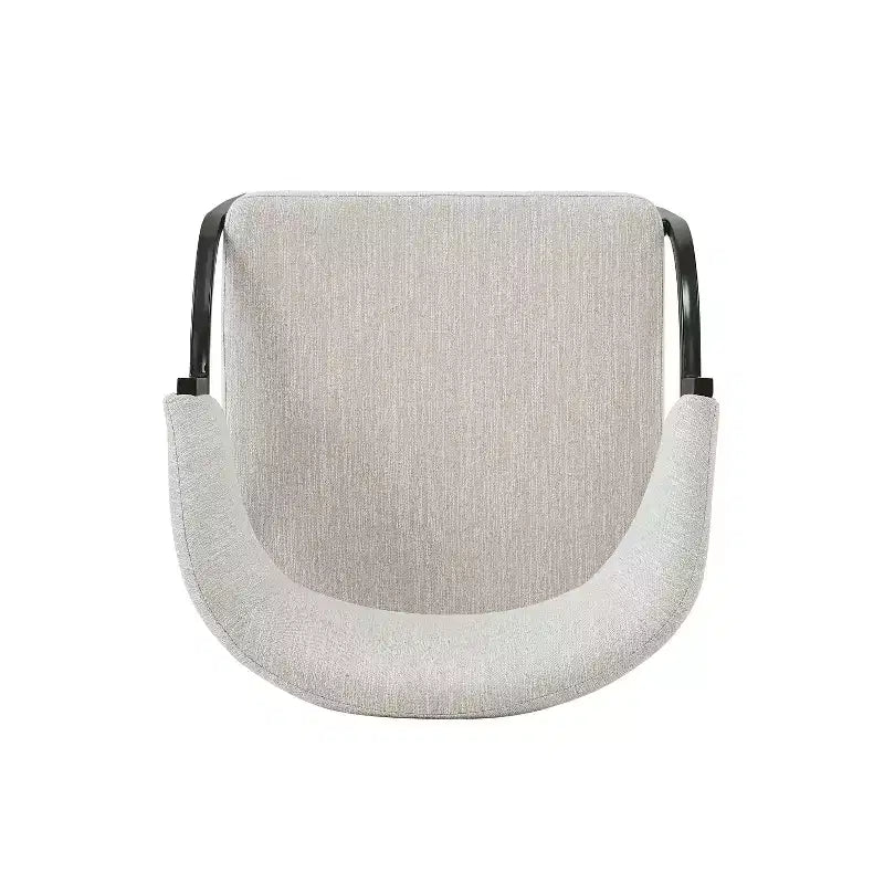 Christopher Knight Home Hayden Upholstered Armrest Dining Chairs with Metal Legs (Set of 2)