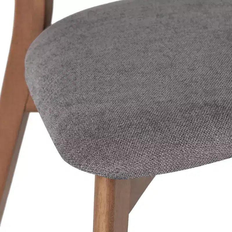 Christopher Knight Home Hugh Upholstered Fabric Rubberwood Dining Chair (Set of 2)