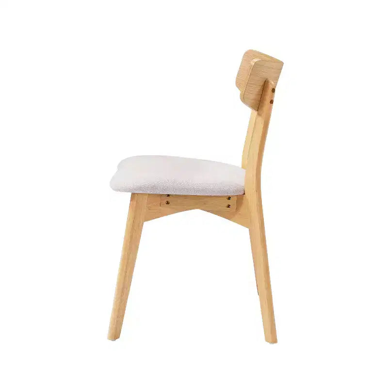 Christopher Knight Home Hugh Upholstered Fabric Rubberwood Dining Chair (Set of 2)