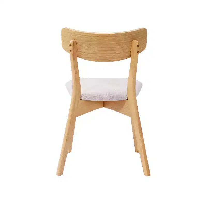 Christopher Knight Home Hugh Upholstered Fabric Rubberwood Dining Chair (Set of 2)