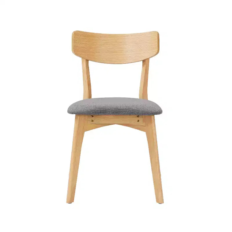 Christopher Knight Home Hugh Upholstered Fabric Rubberwood Dining Chair (Set of 2)