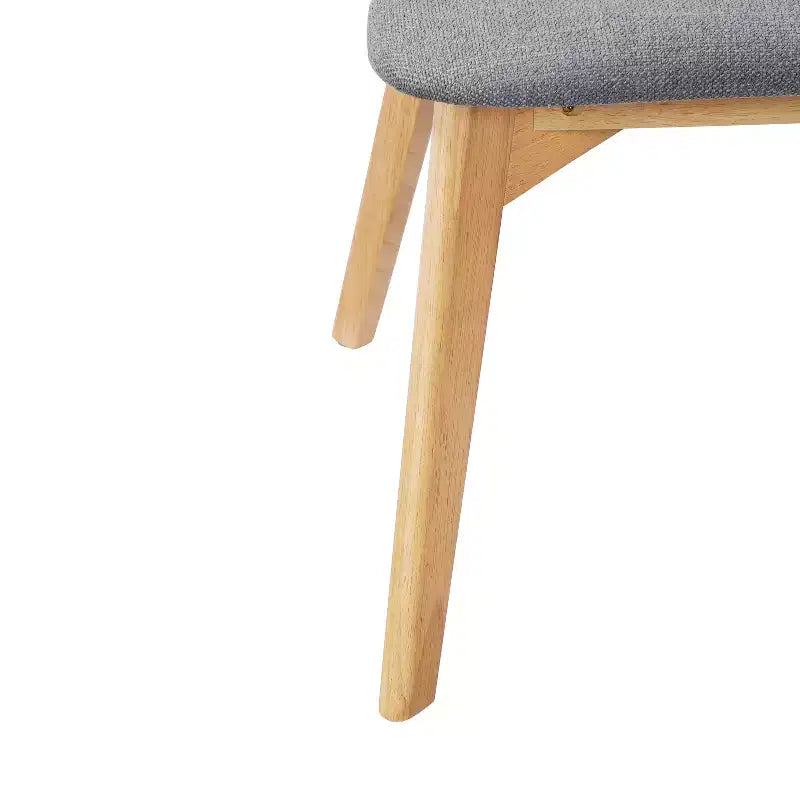 Christopher Knight Home Hugh Upholstered Fabric Rubberwood Dining Chair (Set of 2)