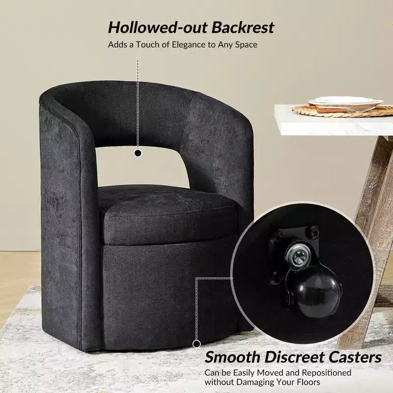 Wright Dining Chair With Hollowed-out Backrest| HULALA HOME