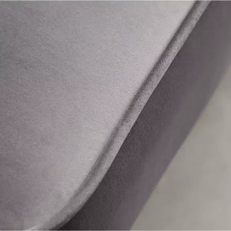 Roundhill Furniture Elon Contemporary Velvet Upholstered Accent Chair, Gray