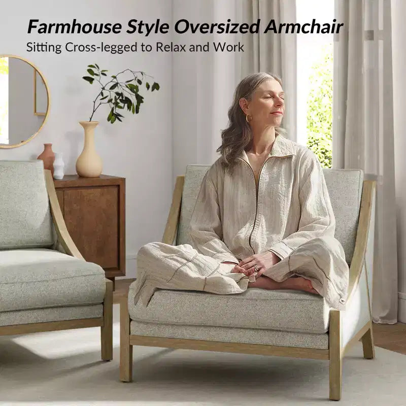 Winston Armchair Set of 2 With Flexible Seating| HULALA HOME