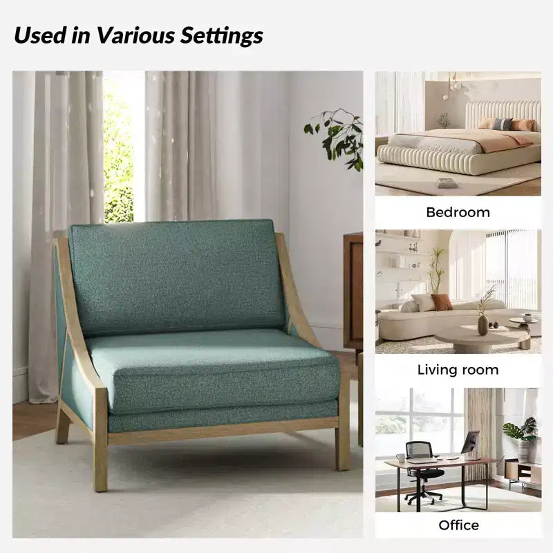 Winston Armchair Set of 2 With Flexible Seating| HULALA HOME