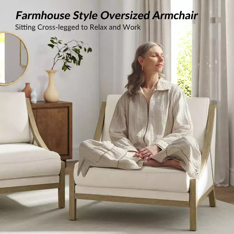 Winston Armchair Set of 2 With Flexible Seating| HULALA HOME