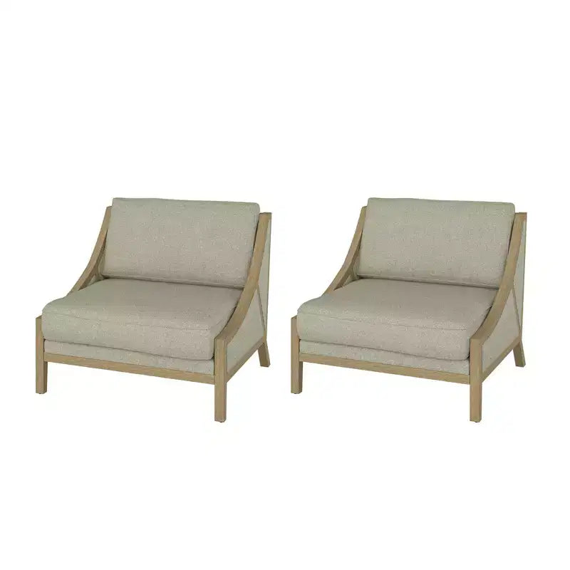 Winston Armchair Set of 2 With Flexible Seating| HULALA HOME