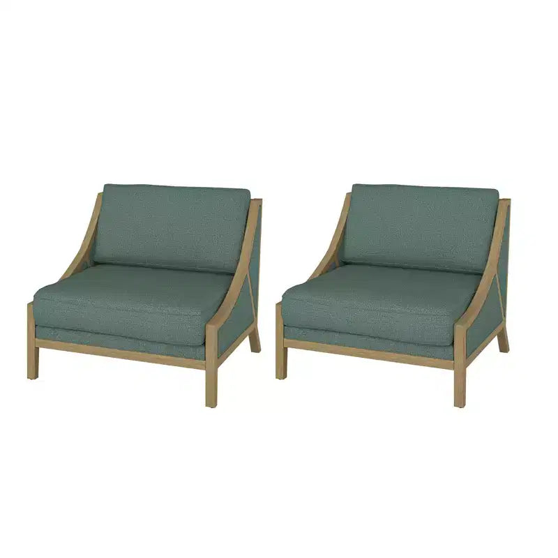 Winston Armchair Set of 2 With Flexible Seating| HULALA HOME