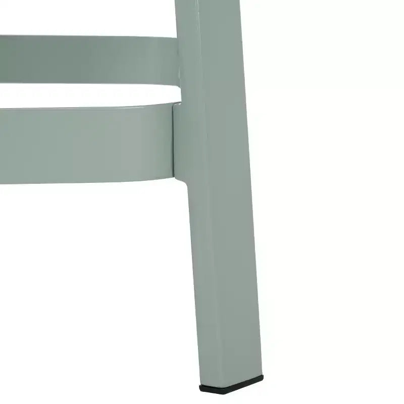 Palmyra Cane Stool - STL2500A - Aqua Smoke/Natural - Safavieh