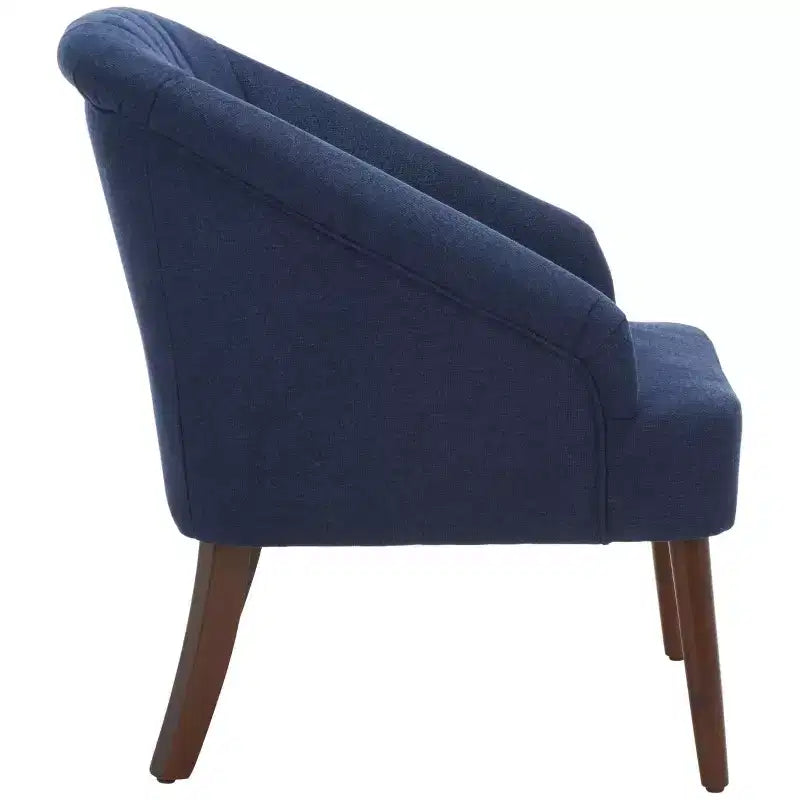Poltroncina imbottita d'accento bianca