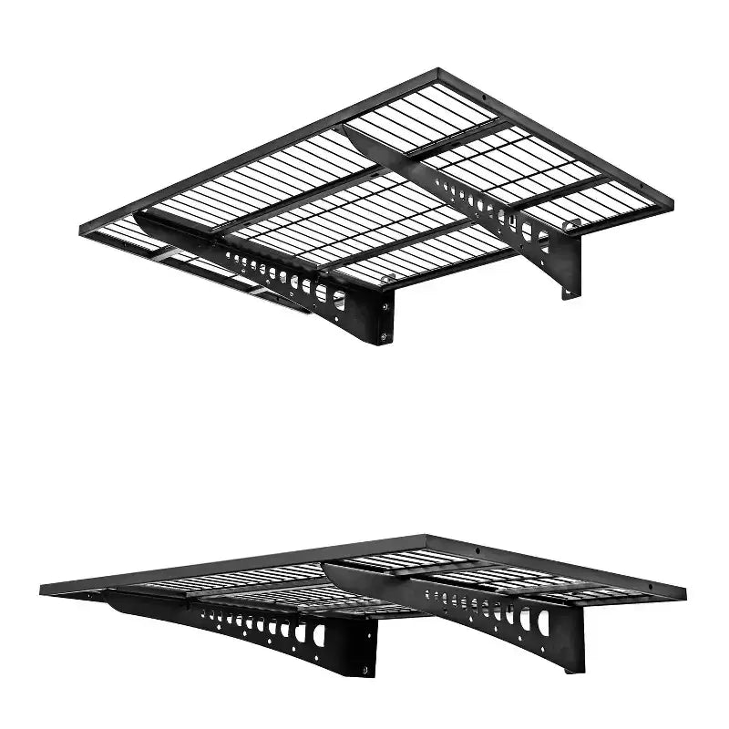 LUGO 2x3' Garage Wall Shelves Black