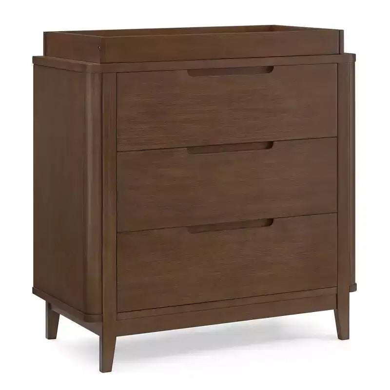 Delta Children Noah 3 Drawer Dresser with Changing Top and Interlocking Drawers