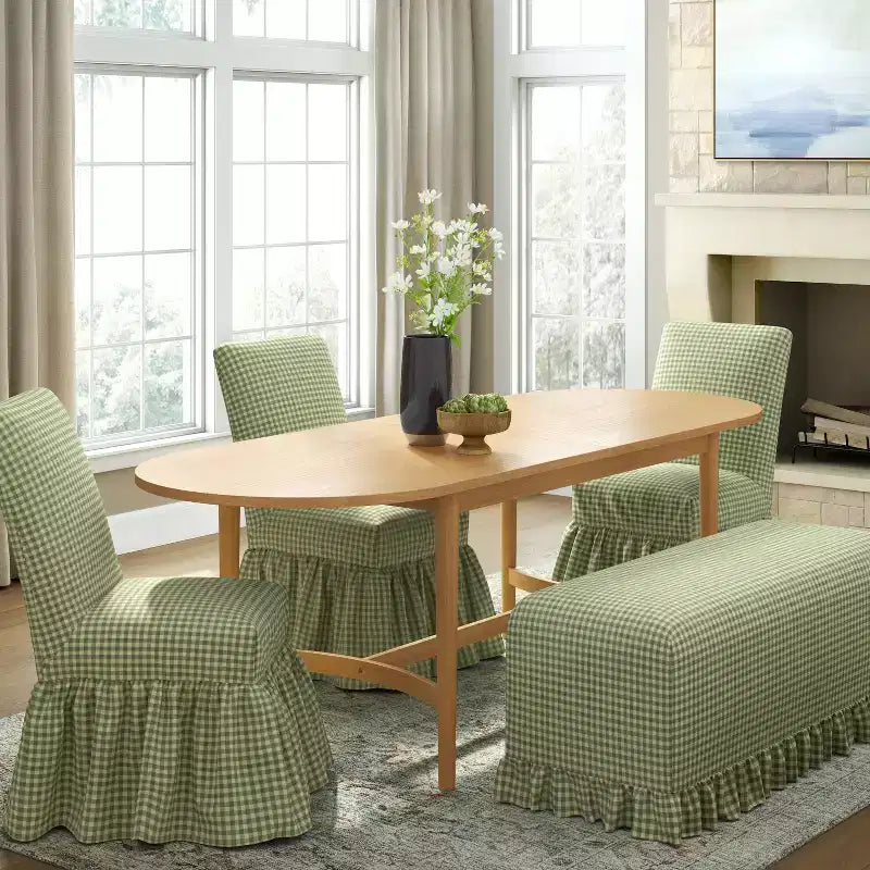 Ruffled Slipcover Dining Chair - Threshold designed with Studio McGee