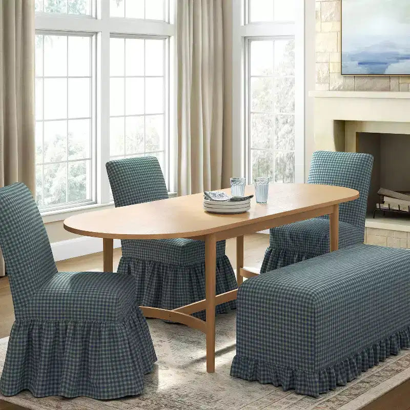Ruffled Slipcover Dining Chair - Threshold designed with Studio McGee