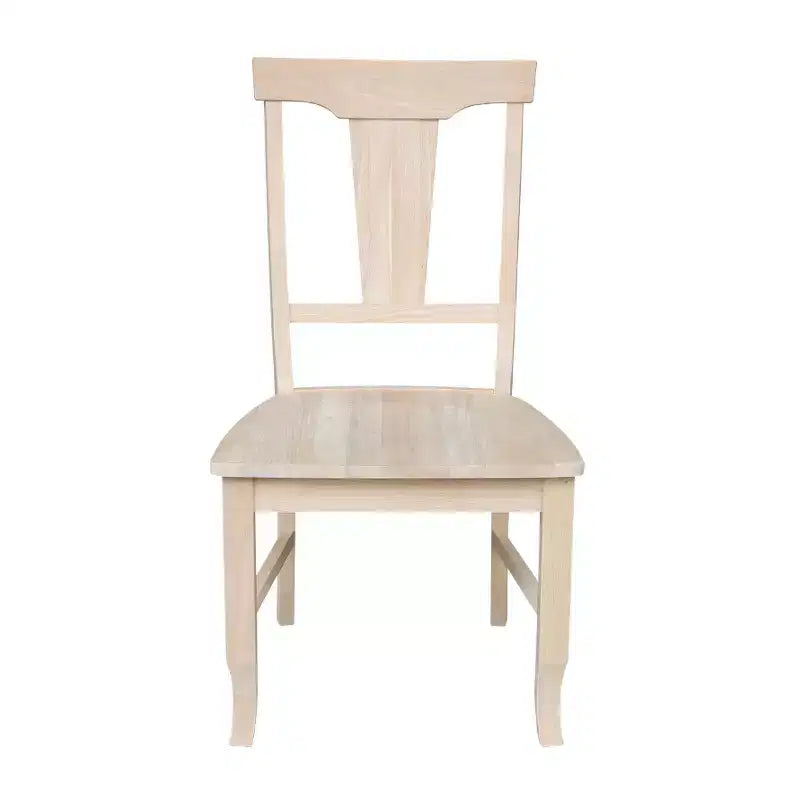 International Concepts Set of 2 Panel Back Chair