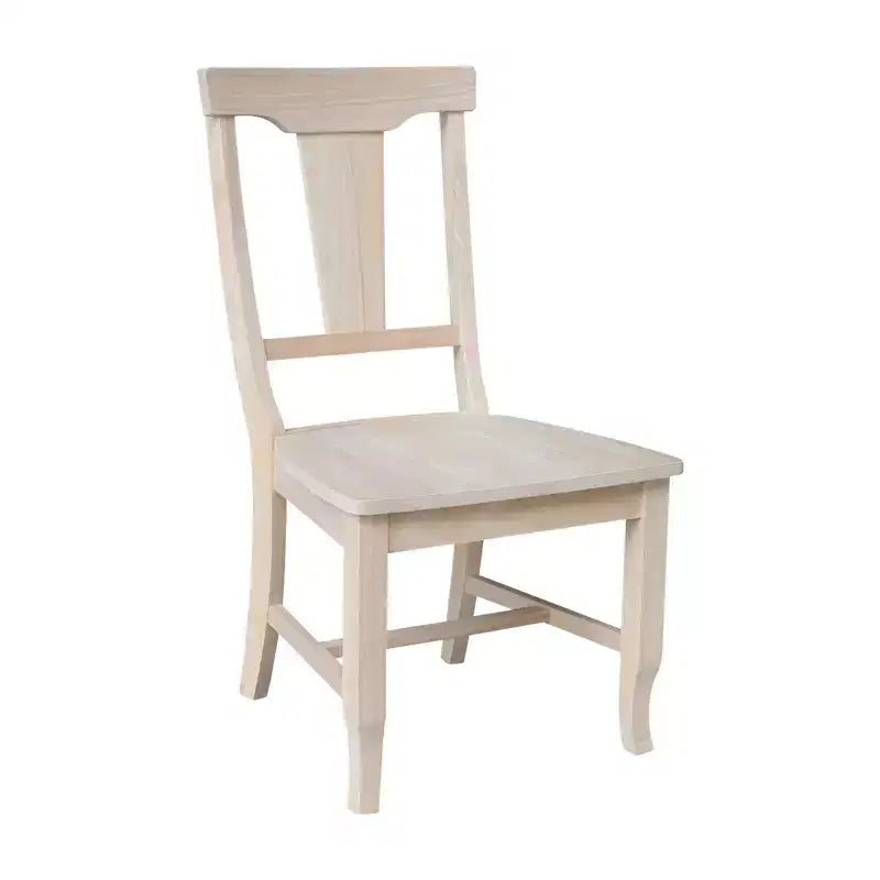 International Concepts Set of 2 Panel Back Chair