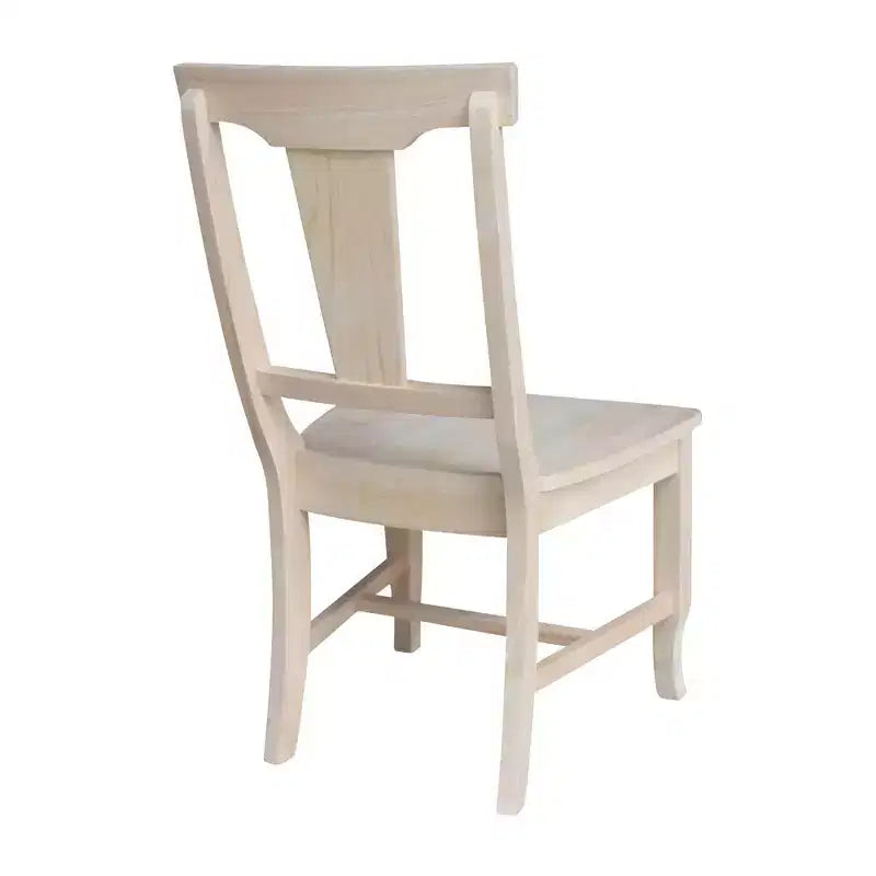 International Concepts Set of 2 Panel Back Chair