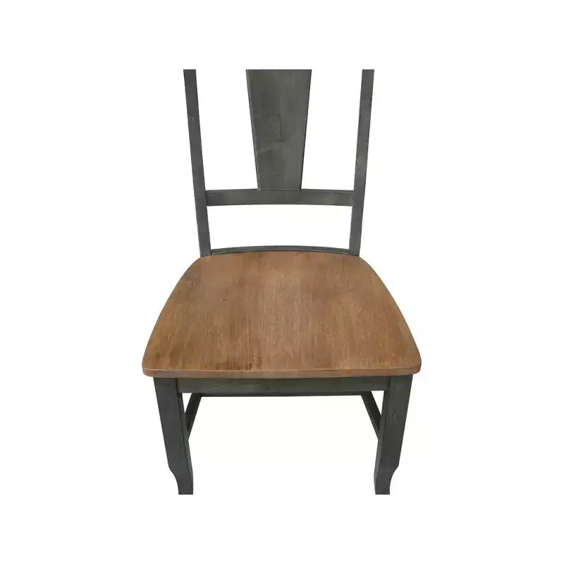 International Concepts Set of 2 Panel Back Chair