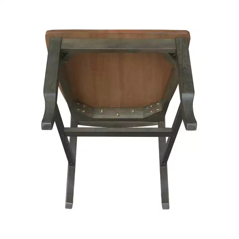 International Concepts Set of 2 Panel Back Chair