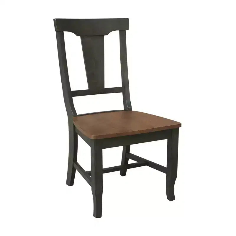 International Concepts Set of 2 Panel Back Chair