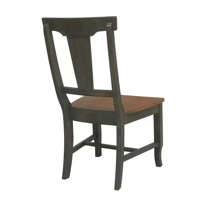 International Concepts Set of 2 Panel Back Chair