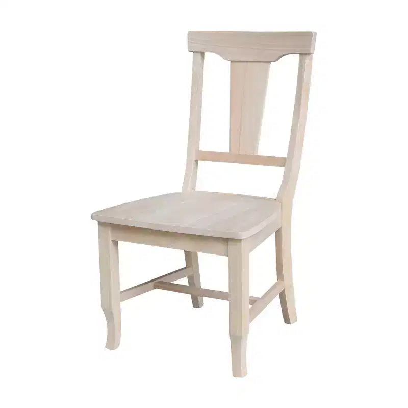 International Concepts Set of 2 Panel Back Chair