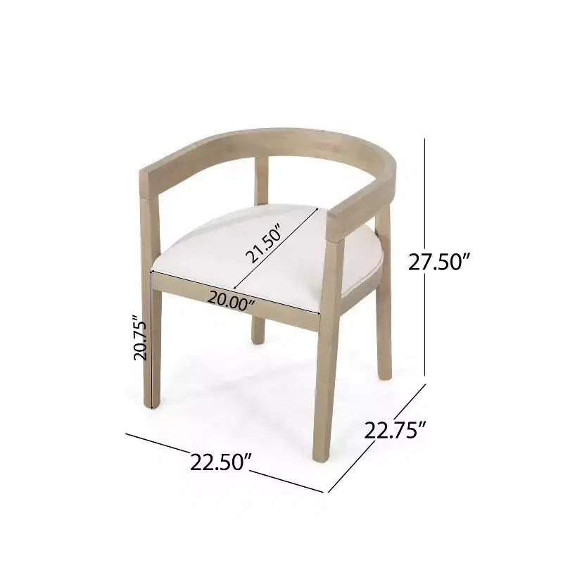Christopher Knight Home 5pc Hudson Fabric and Wood Dining Set Light