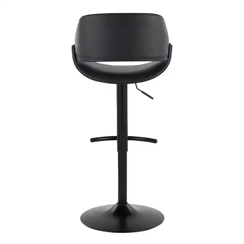LumiSource Set of 2 Fabrico Adjustable Barstools PU