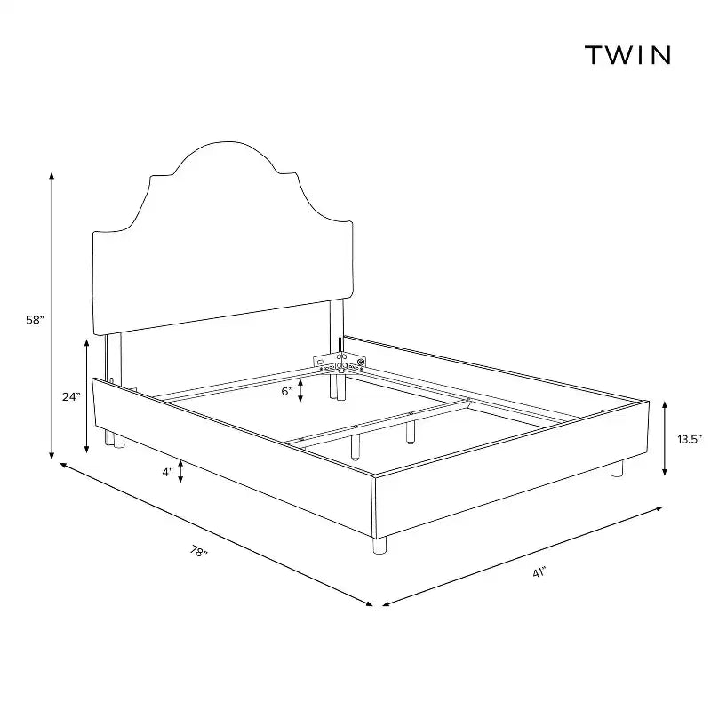 Skyline Furniture Twin Halsted Bed